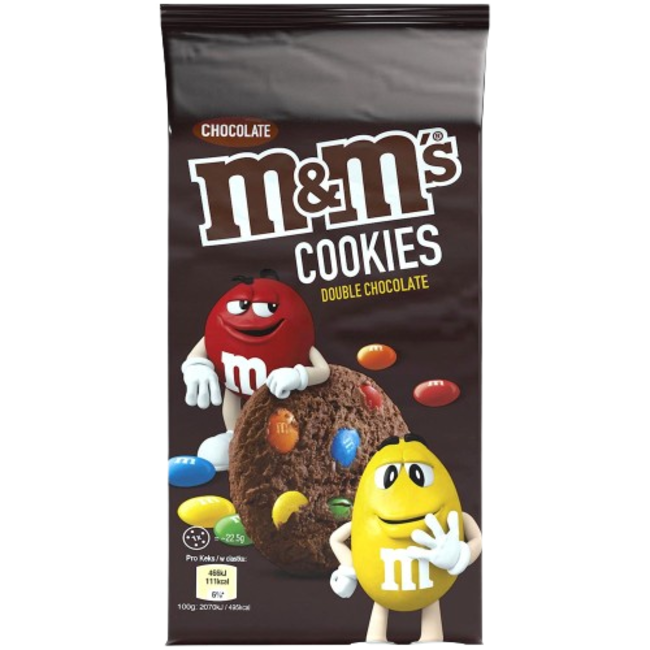 M&M'S Cookies Double Chocolate 180g