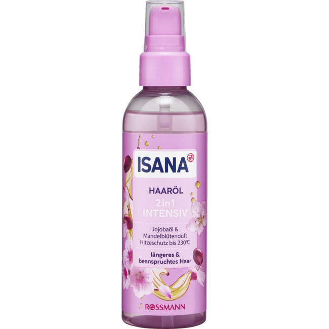 ISANA 2in1 Intensieve Haarolie Jojoba Olie & Amandelbloesem 100mL