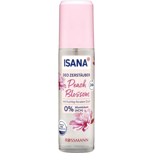 ISANA Deodorant Verstuiver Peach Blossom 75 mL