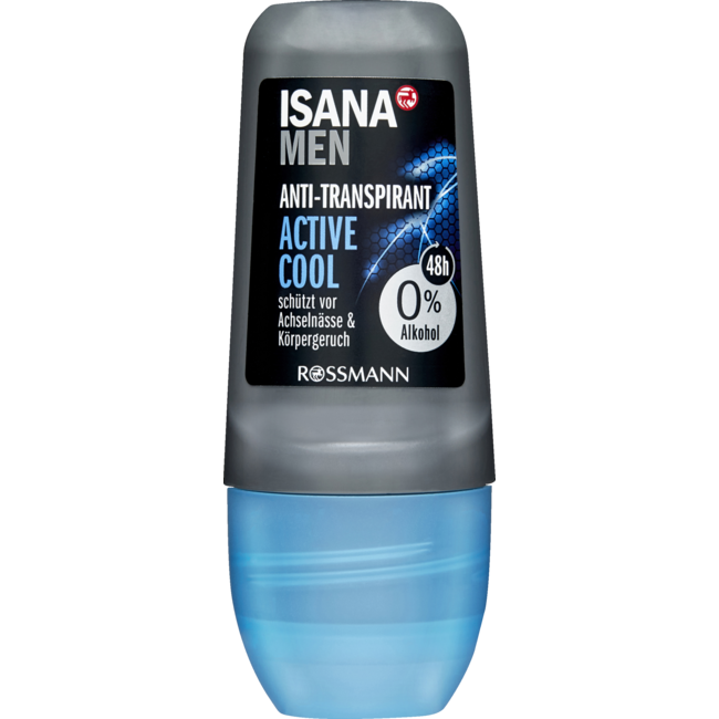 ISANA MEN Deodorant Roller Active Cool 50 mL