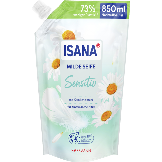 ISANA Crèmezeep Sensitive NV 850 mL