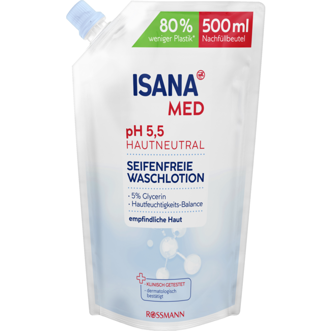 ISANA MED Crèmezeep PH 5,5 NV 500mL