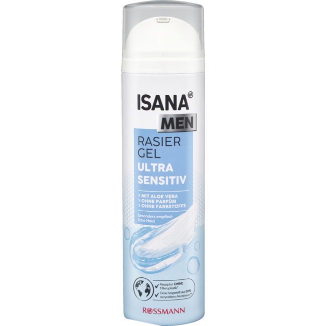 ISANA MEN Scheergel Ultra Sensitive 200mL