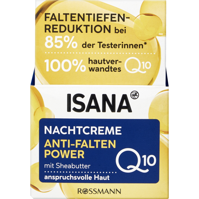 ISANA Nachtcrème Q10 Anti Rimpel  LSF15 50mL