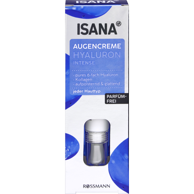 ISANA Oogcrème Hyaluron Intense 15ml