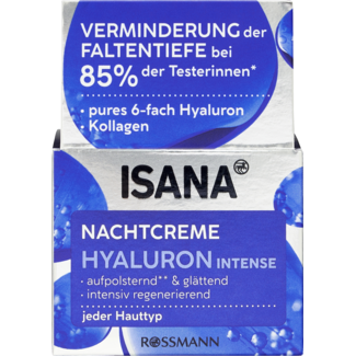 ISANA ISANA Nachtcrème Hyaluron Intense