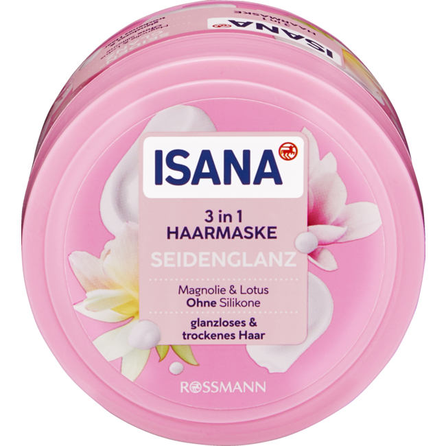 ISANA 3in1 Haarmasker Zijdeglans Lotus & Magnolia