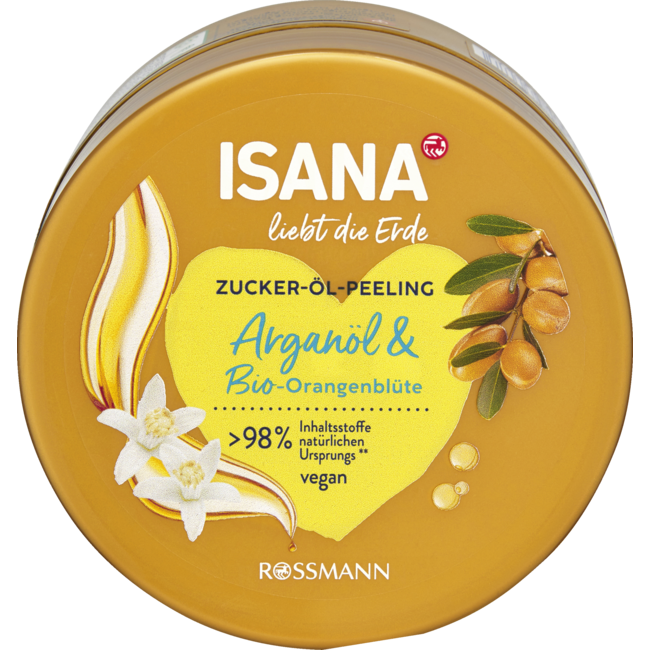 ISANA Houdt Van De Aarde Suiker-Olie Scrub Arganolie 230mL