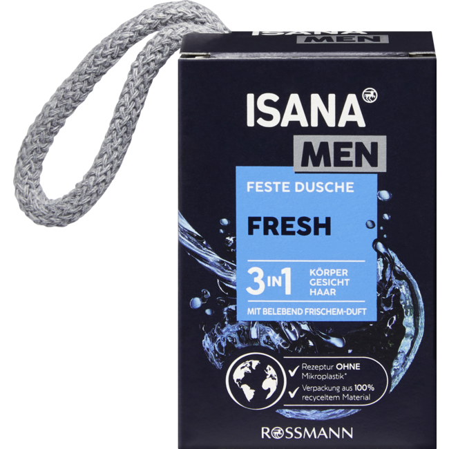 ISANA MEN Solid Douchebar Fresh 3in1 100g