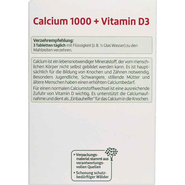 Altapharma Calcium 1000 + Vitamine D3 300st