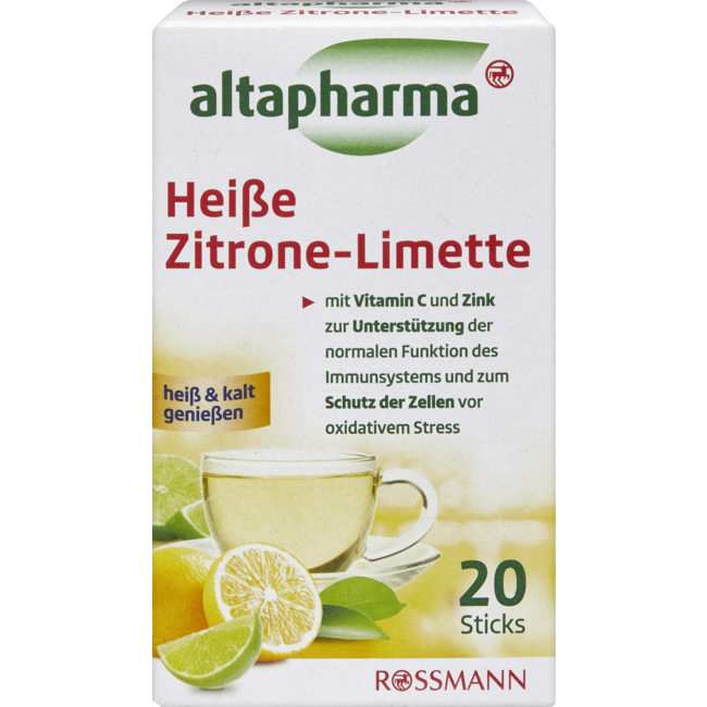 ALTAPHRARMA Hete Drank Citroen-Limoen 20st