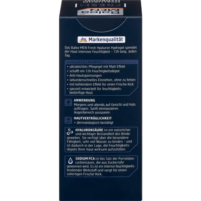 Balea MEN Hyaluron Hydrogel Fresh 75 ml