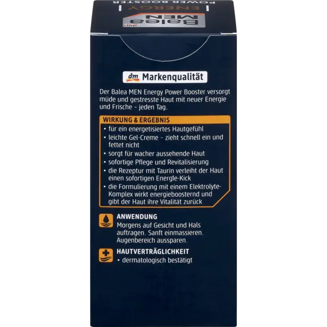Balea MEN Energy Power Booster Gel-Crème 50 ml
