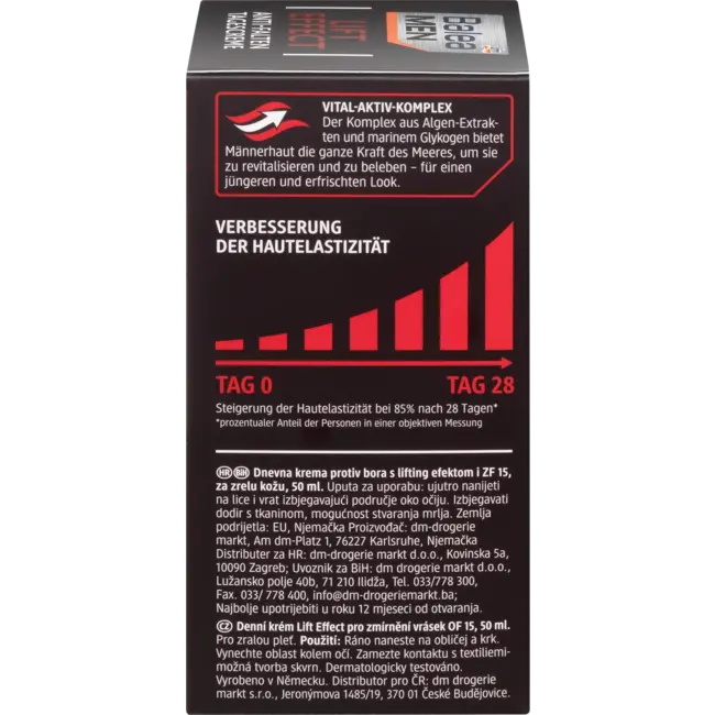 Balea MEN Gezichtscrème Lift Effect Antirimpel 50 ml