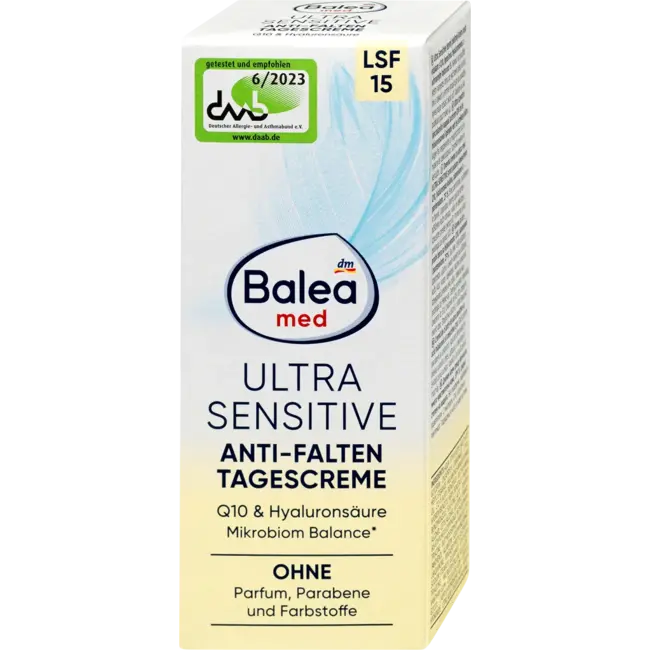 Balea med Antirimpel Gezichtscrème Q10 Ultra Sensitive 50 ml