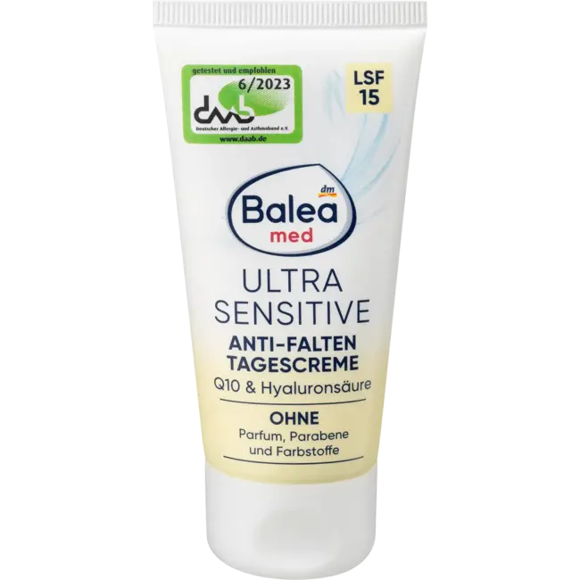 Balea med Antirimpel Gezichtscrème Q10 Ultra Sensitive 50 ml