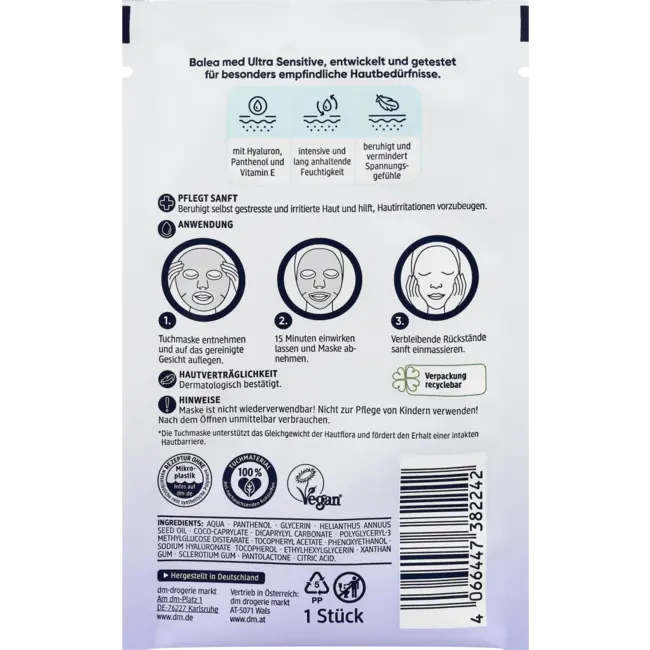 Balea Med Sheet Mask Ultra Sensitive