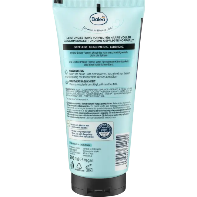 Balea Professional Conditioner Aqua Hyaluron 200 ml