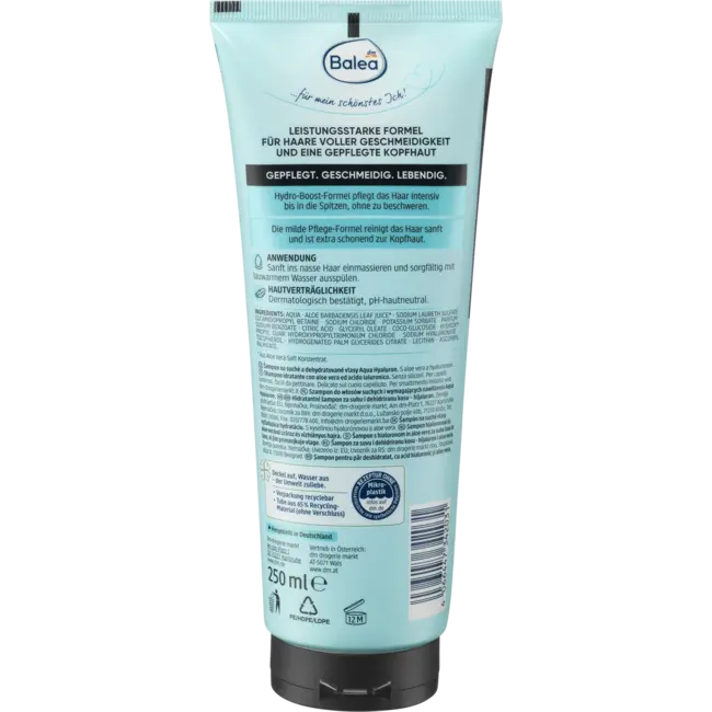 Balea Professional Shampoo Aqua Hyaluron 250 ml