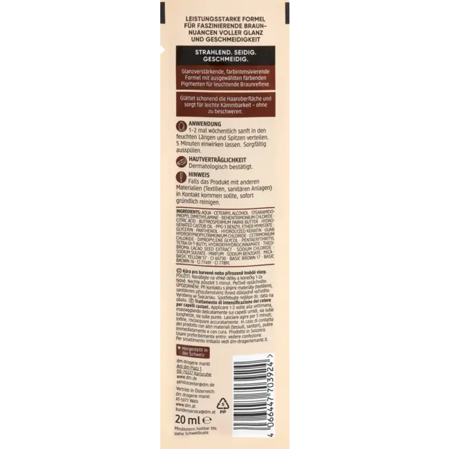 Balea Professional Verzorging Kuur Glossy Brown 20 ml