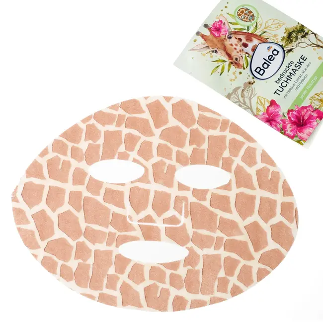 Balea Gedrukt Doekmasker Giraffe 1 St