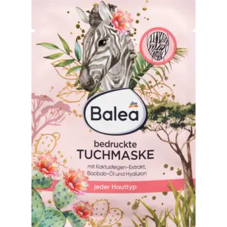 Balea Balea Bedrukt Doekmasker Zebra