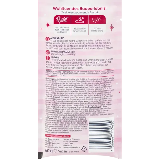 Balea Badepuder Fijne Dag Met De Bessen 60 g