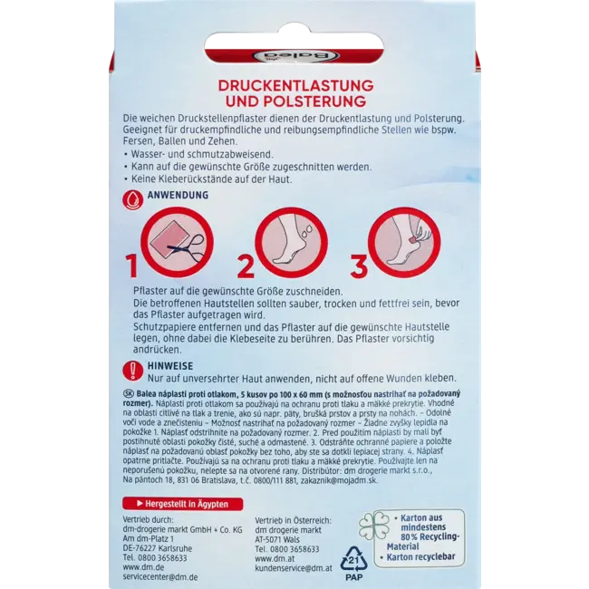 Balea Drukpunten Pleister 5 St