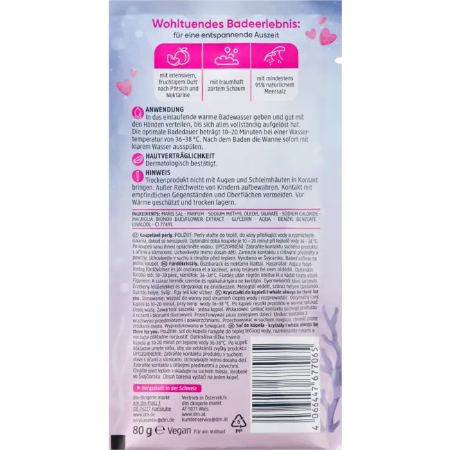 Balea Badekristalle Ik Walvis Ben Er Altijd Voor Je 80 g