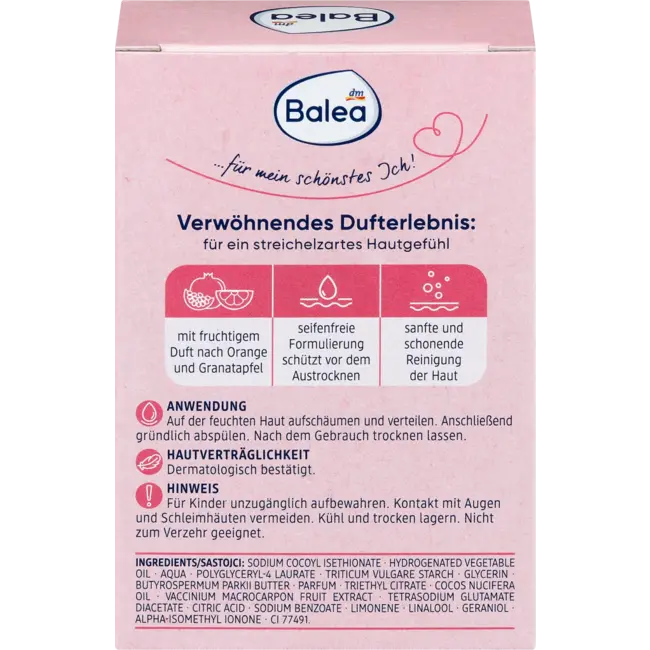 Balea Vaste Douche Sinasappel & Granaatappel 100 g