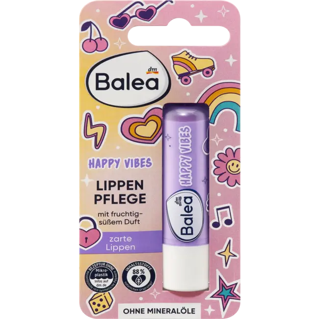 Balea Lippenverzorging Happy Vibes Voor Kinderen 4.8 g