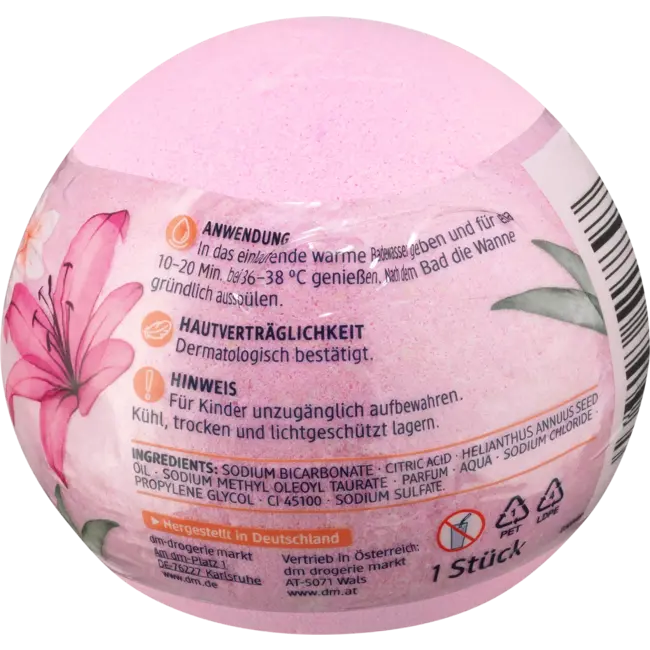 Balea Bath Bomb Keep Smiling/ Positive Mind 1 stuk 170 g