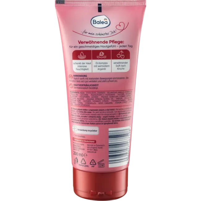 Balea Creme-olie Bodylotion Kersengeur 200 ml