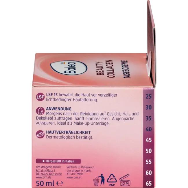Balea Gezichtscrème Beauty Collagen LSF15 50 ml
