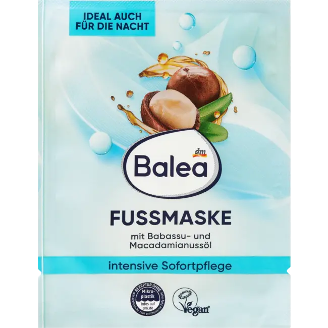 Balea Voetmasker Met Babassu & Macadamia Notenolie 15 ml