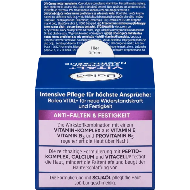 Balea Nachtcrème Vital+ 50 ml