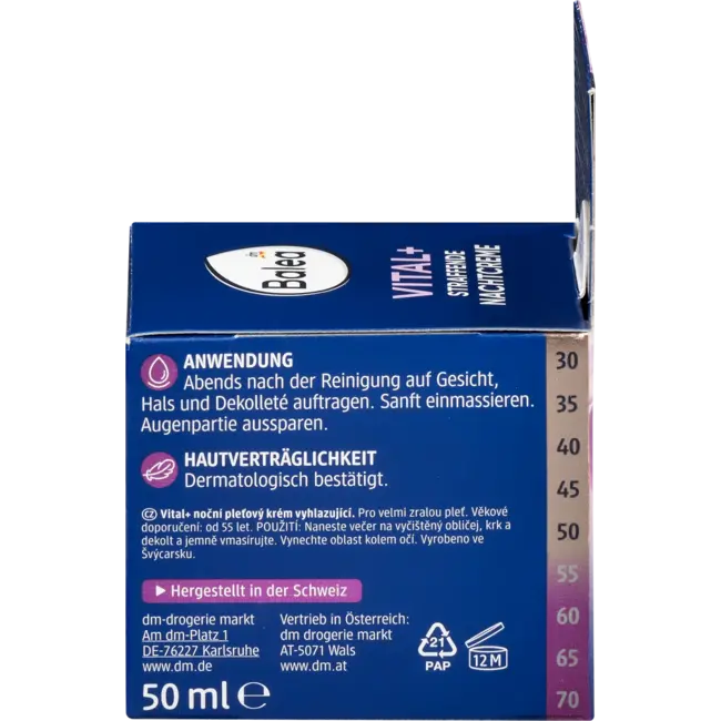 Balea Nachtcrème Vital+ 50 ml