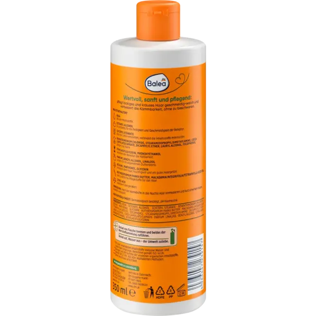 Balea Natural Beauty Conditioner Krullen 350 ml