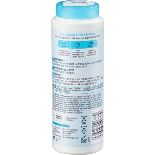 Balea Voetpoeder 100 g