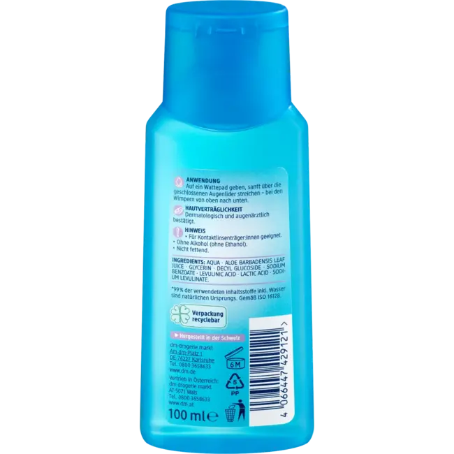 Balea Oogmake-up Remover Olievrij 100 ml