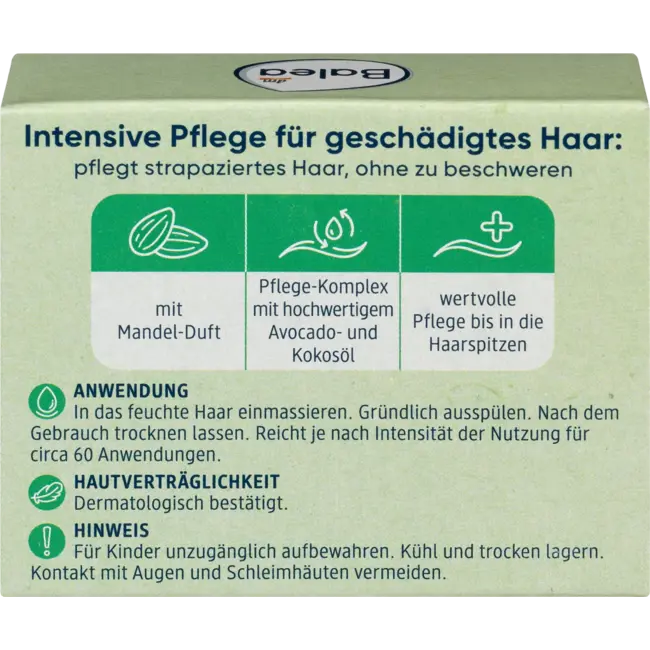 Balea Vaste Shampoo Avocado Amandelmelk 60 g