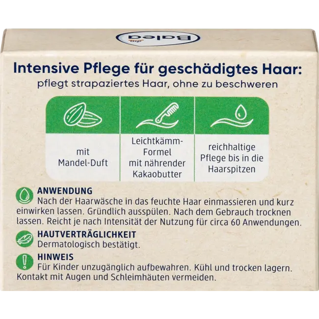 Balea Vaste Conditioner Avocado Amandelmelk 60 g