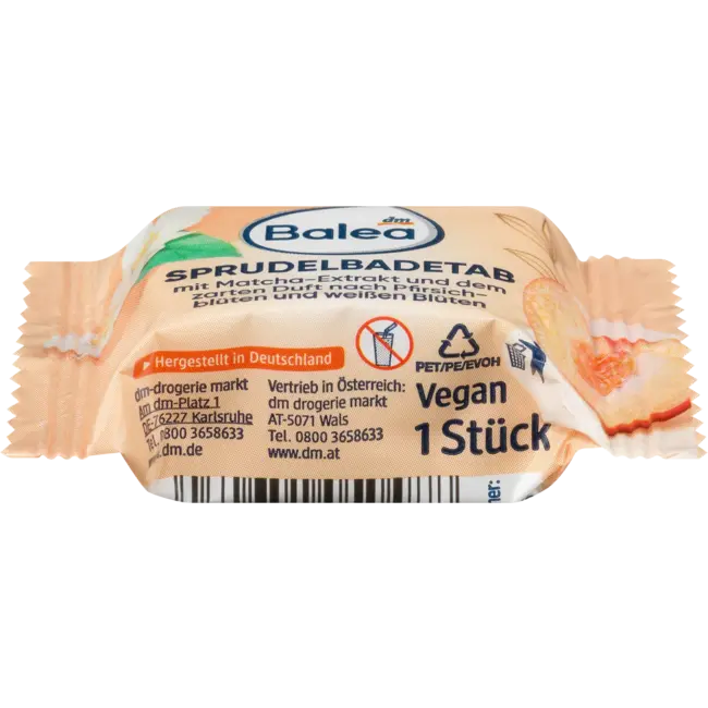 Balea Sprankelende Badtabs Wellness 3-voudig 1 St