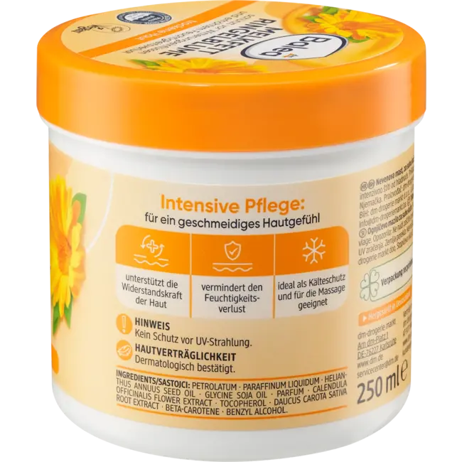 Balea Melkvet Goudsbloem 250 ml