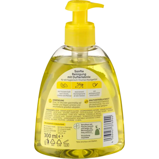 Balea Keukenzeep Limoen & Melisse 300 ml