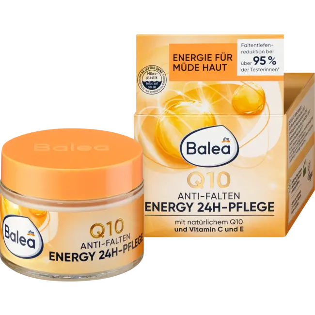 Balea Gezichtscrème Q10 Antirimpel Energy 24h-verzorging 50 ml