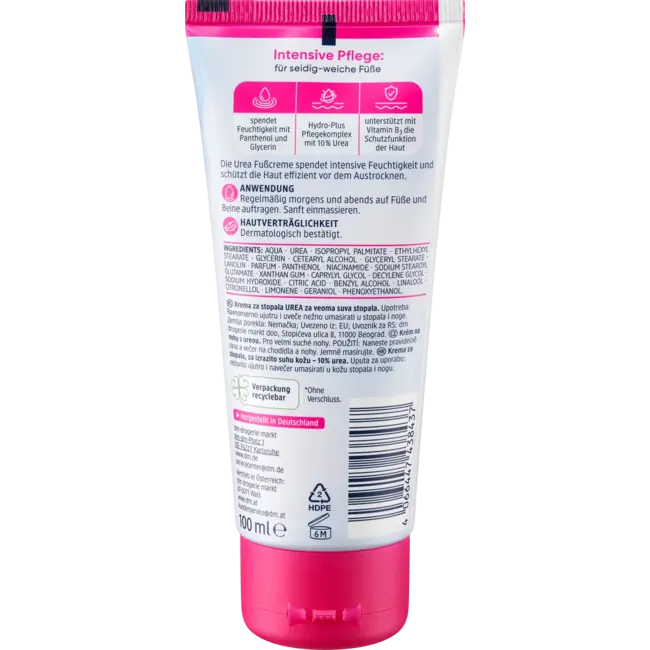 Balea Voetcrème Met 10% Ureum 100 ml