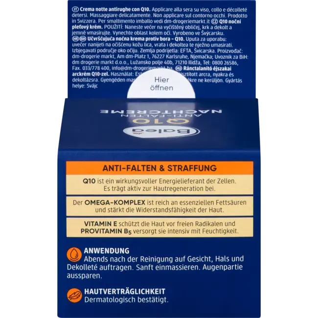Balea Anti-rimpel Nachtcrème Q10 50 ml