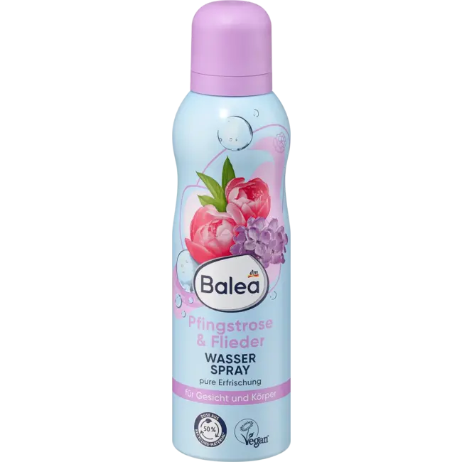 Balea Waterspray Pioenroos Lila 150 ml