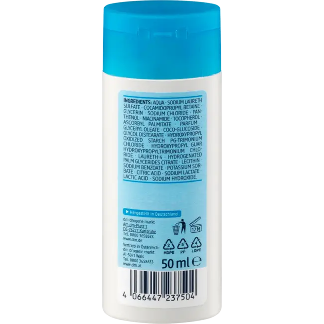 Balea Shampoo Hydraterend Travelsize 50 ml